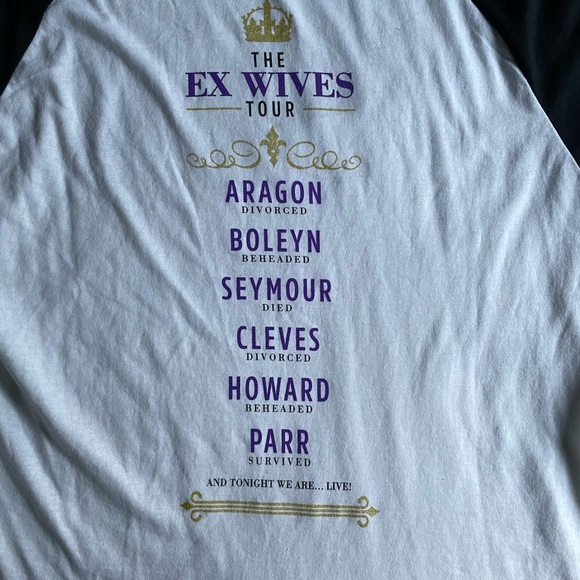 “Six” The Musical baseball tee - Picture 3 of 5